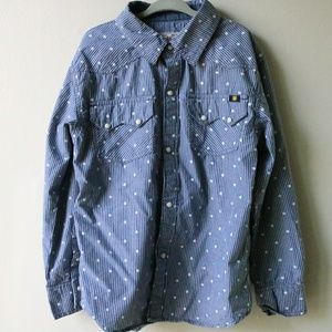 Lucky brand youth button down shirt